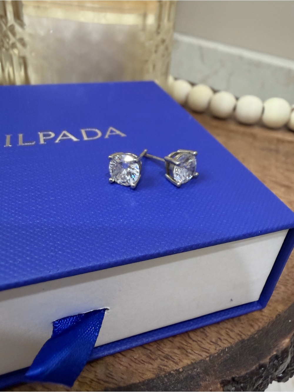 Silpada Silver Clear Cubic Zirconia Stud Earrings